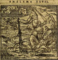 An illustration from Francisci Sanctii Brocensis .. (1573)
