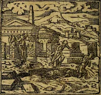 An illustration from Francisci Sanctii Brocensis .. (1573)