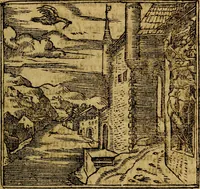 An illustration from Francisci Sanctii Brocensis .. (1573)