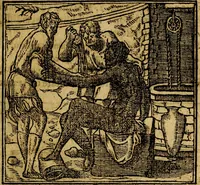 An illustration from Francisci Sanctii Brocensis .. (1573)