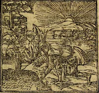 An illustration from Francisci Sanctii Brocensis .. (1573)