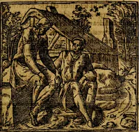 An illustration from Francisci Sanctii Brocensis .. (1573)