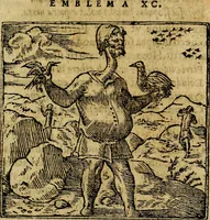 An illustration from Francisci Sanctii Brocensis .. (1573)