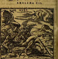 An illustration from Francisci Sanctii Brocensis .. (1573)