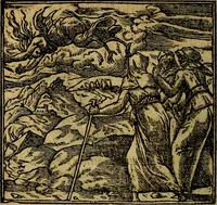 An illustration from Francisci Sanctii Brocensis .. (1573)