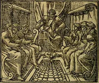 An illustration from Francisci Sanctii Brocensis .. (1573)
