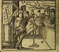 An illustration from Francisci Sanctii Brocensis .. (1573)