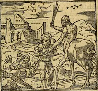 An illustration from Francisci Sanctii Brocensis .. (1573)