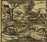 An illustration from Francisci Sanctii Brocensis .. (1573)