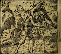 An illustration from Francisci Sanctii Brocensis .. (1573)