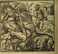 An illustration from Francisci Sanctii Brocensis .. (1573)