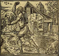 An illustration from Francisci Sanctii Brocensis .. (1573)