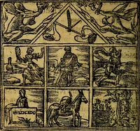 An illustration from Francisci Sanctii Brocensis .. (1573)