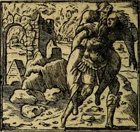 An illustration from Francisci Sanctii Brocensis .. (1573)