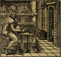 An illustration from Francisci Sanctii Brocensis .. (1573)