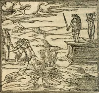An illustration from Francisci Sanctii Brocensis In inclyta Salmaticensi Academia Rhetoricæ, Graecæque linguæ professoris Comment. in And. Alciati Emblemata : nunc denuò multis in locis accuratè recognita, & quamplurimis figuris illustrata ; cum indice copiosissimo (1573)