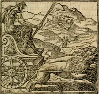 An illustration from Francisci Sanctii Brocensis In inclyta Salmaticensi Academia Rhetoricæ, Graecæque linguæ professoris Comment. in And. Alciati Emblemata : nunc denuò multis in locis accuratè recognita, & quamplurimis figuris illustrata ; cum indice copiosissimo (1573)