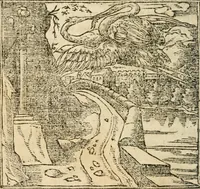 An illustration from Francisci Sanctii Brocensis In inclyta Salmaticensi Academia Rhetoricæ, Graecæque linguæ professoris Comment. in And. Alciati Emblemata : nunc denuò multis in locis accuratè recognita, & quamplurimis figuris illustrata ; cum indice copiosissimo (1573)
