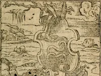 An illustration from Francisci Sanctii Brocensis In inclyta Salmaticensi Academia Rhetoricæ, Graecæque linguæ professoris Comment. in And. Alciati Emblemata : nunc denuò multis in locis accuratè recognita, & quamplurimis figuris illustrata ; cum indice copiosissimo (1573)