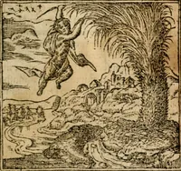 An illustration from Francisci Sanctii Brocensis In inclyta Salmaticensi Academia Rhetoricæ, Graecæque linguæ professoris Comment. in And. Alciati Emblemata : nunc denuò multis in locis accuratè recognita, & quamplurimis figuris illustrata ; cum indice copiosissimo (1573)
