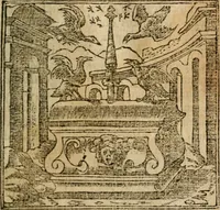 Picture 41 of 212 from Francisci Sanctii Brocensis In inclyta Salmaticensi Academia Rhetoricæ, Graecæque linguæ professoris Comment. in And. Alciati Emblemata : nunc denuò multis in locis accuratè recognita, & quamplurimis figuris illustrata ; cum indice copiosissimo (1573), leaf 166