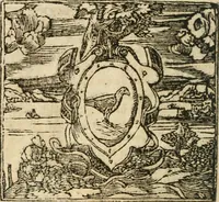 Picture 50 of 212 from Francisci Sanctii Brocensis In inclyta Salmaticensi Academia Rhetoricæ, Graecæque linguæ professoris Comment. in And. Alciati Emblemata : nunc denuò multis in locis accuratè recognita, & quamplurimis figuris illustrata ; cum indice copiosissimo (1573), leaf 191