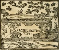 An illustration from Francisci Sanctii Brocensis In inclyta Salmaticensi Academia Rhetoricæ, Graecæque linguæ professoris Comment. in And. Alciati Emblemata : nunc denuò multis in locis accuratè recognita, & quamplurimis figuris illustrata ; cum indice copiosissimo (1573)