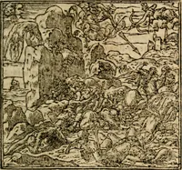 An illustration from Francisci Sanctii Brocensis In inclyta Salmaticensi Academia Rhetoricæ, Graecæque linguæ professoris Comment. in And. Alciati Emblemata : nunc denuò multis in locis accuratè recognita, & quamplurimis figuris illustrata ; cum indice copiosissimo (1573)