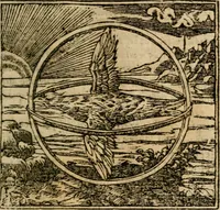 An illustration from Francisci Sanctii Brocensis In inclyta Salmaticensi Academia Rhetoricæ, Graecæque linguæ professoris Comment. in And. Alciati Emblemata : nunc denuò multis in locis accuratè recognita, & quamplurimis figuris illustrata ; cum indice copiosissimo (1573)