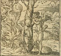 An illustration from Francisci Sanctii Brocensis In inclyta Salmaticensi Academia Rhetoricæ, Graecæque linguæ professoris Comment. in And. Alciati Emblemata : nunc denuò multis in locis accuratè recognita, & quamplurimis figuris illustrata ; cum indice copiosissimo (1573)