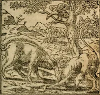 An illustration from Francisci Sanctii Brocensis In inclyta Salmaticensi Academia Rhetoricæ, Graecæque linguæ professoris Comment. in And. Alciati Emblemata : nunc denuò multis in locis accuratè recognita, & quamplurimis figuris illustrata ; cum indice copiosissimo (1573)