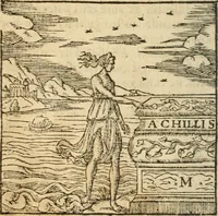 Picture 135 of 212 from Francisci Sanctii Brocensis In inclyta Salmaticensi Academia Rhetoricæ, Graecæque linguæ professoris Comment. in And. Alciati Emblemata : nunc denuò multis in locis accuratè recognita, & quamplurimis figuris illustrata ; cum indice copiosissimo (1573), leaf 403
