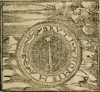 An illustration from Francisci Sanctii Brocensis In inclyta Salmaticensi Academia Rhetoricæ, Graecæque linguæ professoris Comment. in And. Alciati Emblemata : nunc denuò multis in locis accuratè recognita, & quamplurimis figuris illustrata ; cum indice copiosissimo (1573)