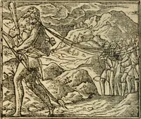 An illustration from Francisci Sanctii Brocensis In inclyta Salmaticensi Academia Rhetoricæ, Graecæque linguæ professoris Comment. in And. Alciati Emblemata : nunc denuò multis in locis accuratè recognita, & quamplurimis figuris illustrata ; cum indice copiosissimo (1573)