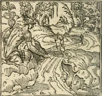 An illustration from Francisci Sanctii Brocensis In inclyta Salmaticensi Academia Rhetoricæ, Graecæque linguæ professoris Comment. in And. Alciati Emblemata : nunc denuò multis in locis accuratè recognita, & quamplurimis figuris illustrata ; cum indice copiosissimo (1573)
