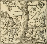 An illustration from Francisci Sanctii Brocensis In inclyta Salmaticensi Academia Rhetoricæ, Graecæque linguæ professoris Comment. in And. Alciati Emblemata : nunc denuò multis in locis accuratè recognita, & quamplurimis figuris illustrata ; cum indice copiosissimo (1573)