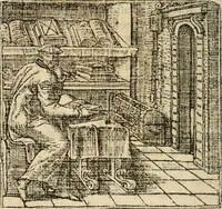 An illustration from Francisci Sanctii Brocensis In inclyta Salmaticensi Academia Rhetoricæ, Graecæque linguæ professoris Comment. in And. Alciati Emblemata : nunc denuò multis in locis accuratè recognita, & quamplurimis figuris illustrata ; cum indice copiosissimo (1573)