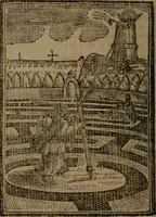 An illustration from Francis Quarles' Emblems and : Hieroglyphics of the life of man, modernized : in four books (1773)