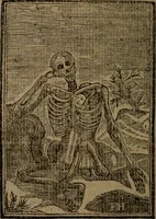 An illustration from Francis Quarles' Emblems and : Hieroglyphics of the life of man, modernized : in four books (1773)
