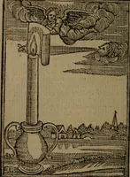 An illustration from Francis Quarles' Emblems and : Hieroglyphics of the life of man, modernized : in four books (1773)