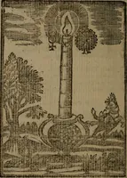 An illustration from Francis Quarles' Emblems and : Hieroglyphics of the life of man, modernized : in four books (1773)