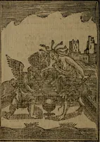 An illustration from Francis Quarles' Emblems and : Hieroglyphics of the life of man, modernized : in four books (1773)