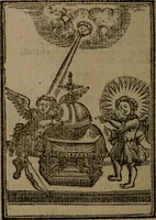 An illustration from Francis Quarles' Emblems and : Hieroglyphics of the life of man, modernized : in four books (1773)