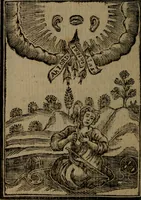 An illustration from Francis Quarles' Emblems and : Hieroglyphics of the life of man, modernized : in four books (1773)