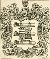An illustration from Franks bequest. Catalogue of British and American book plates bequeathed to the trustees of the British Museum by Sir Augustus Wollaston Franks (1903)