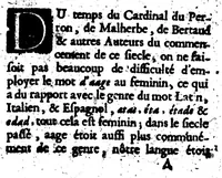 Picture 5 of 17 from Nouvelles observations [microforme] : ou, Guerre civile des françois, sur la langue (1688), leaf 31
