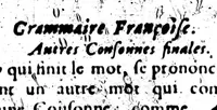 An illustration from Le Génie de la langue françoise. Suite du génie de la langue françoise. [microforme] (1685)