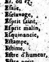 An illustration from Le Génie de la langue françoise. Suite du génie de la langue françoise. [microforme] (1685)