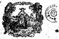 An illustration from Projet et fragmens d'un dictionnaire critique [microforme] (1692)