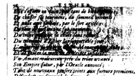 An illustration from La deffense du poëme heroïque [microforme] : avec quelques remarques sur les Oeuvres satyrique du sieur D... dialogue en vers et en prose (1674)